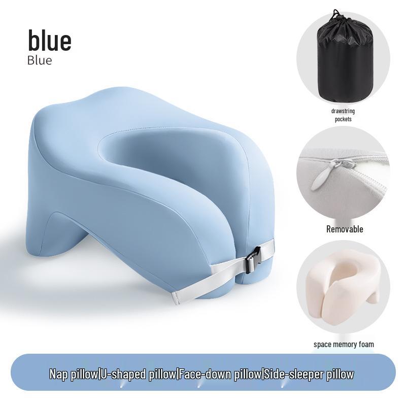 U-образная дорожная подушка из пены с эффектом памяти для поддержки шеи