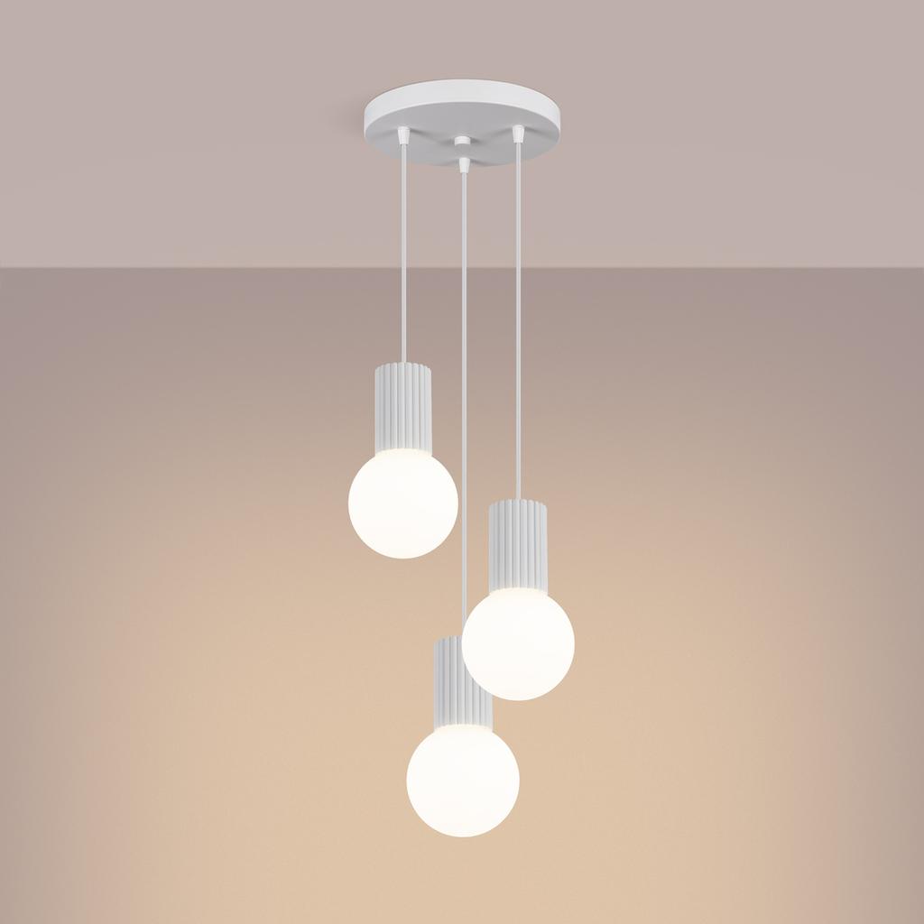 Halo 3P white hanging lamp