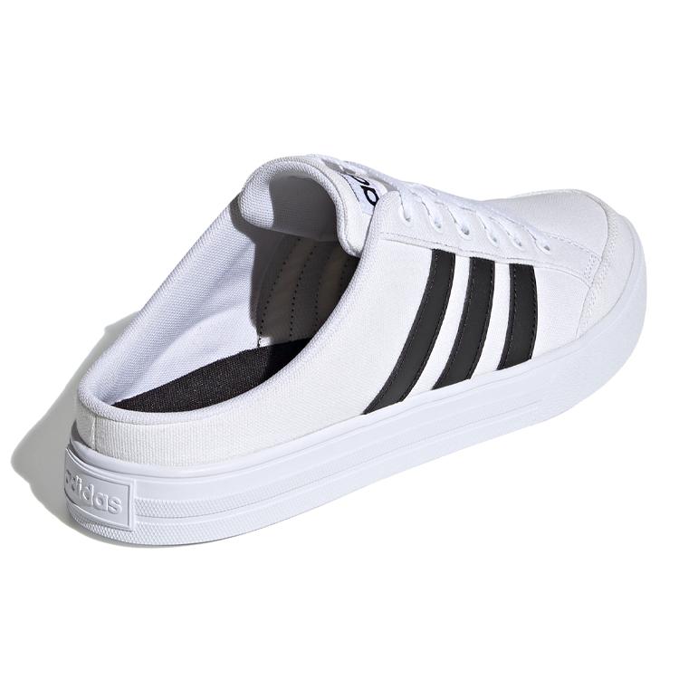 Adidas Vs Set Mule 'White Black' FX4849