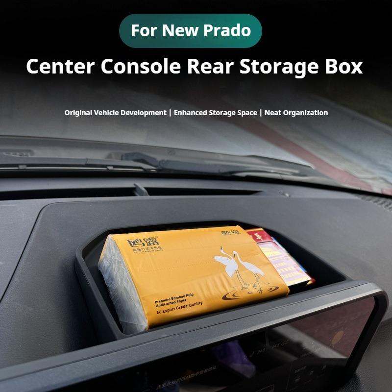 For Toyota Land Cruiser 250 LC250 Prado 2024 Car trument Panel Storage Box Storage Box Behind The Central Control Screen