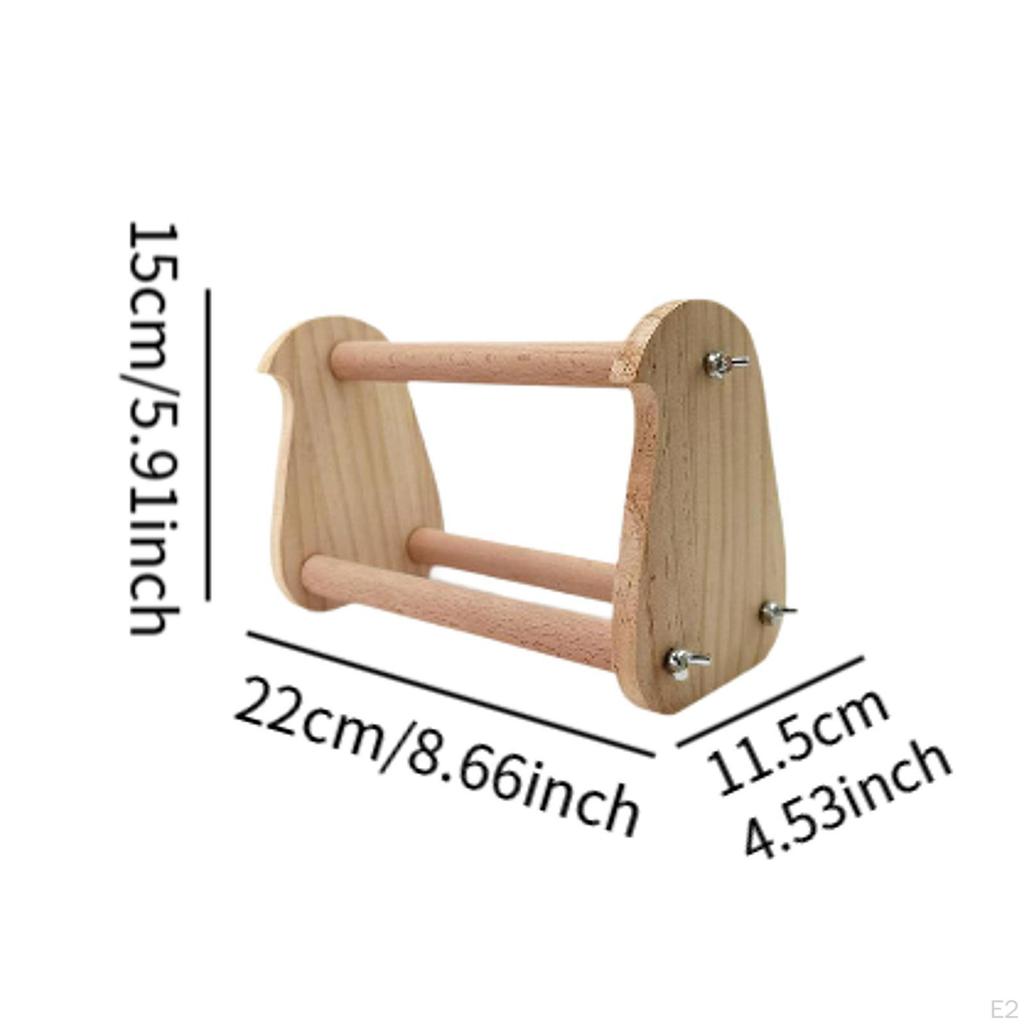 Подставка для дрессировки птиц, игрушечная деревянная ветка для попугаев ара, неразлучников