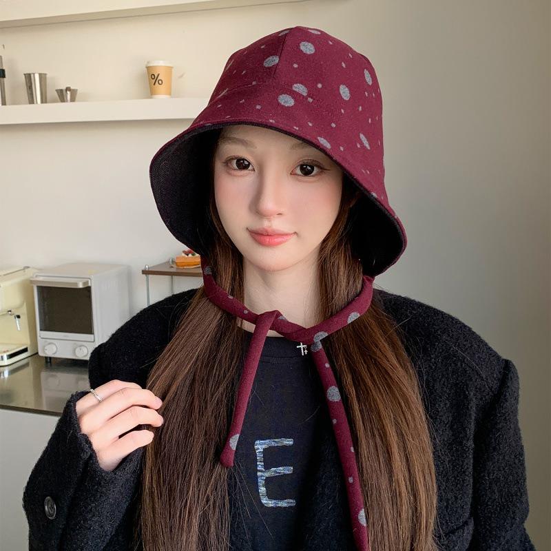 Women S Japanese Reversible Polka Dot Bucket Hat Sun Protection For Travel