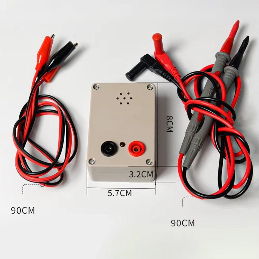 Buzzer Alarm Buzzer Tester with Indicator Light Switch Tester For Tiny Electronic Components