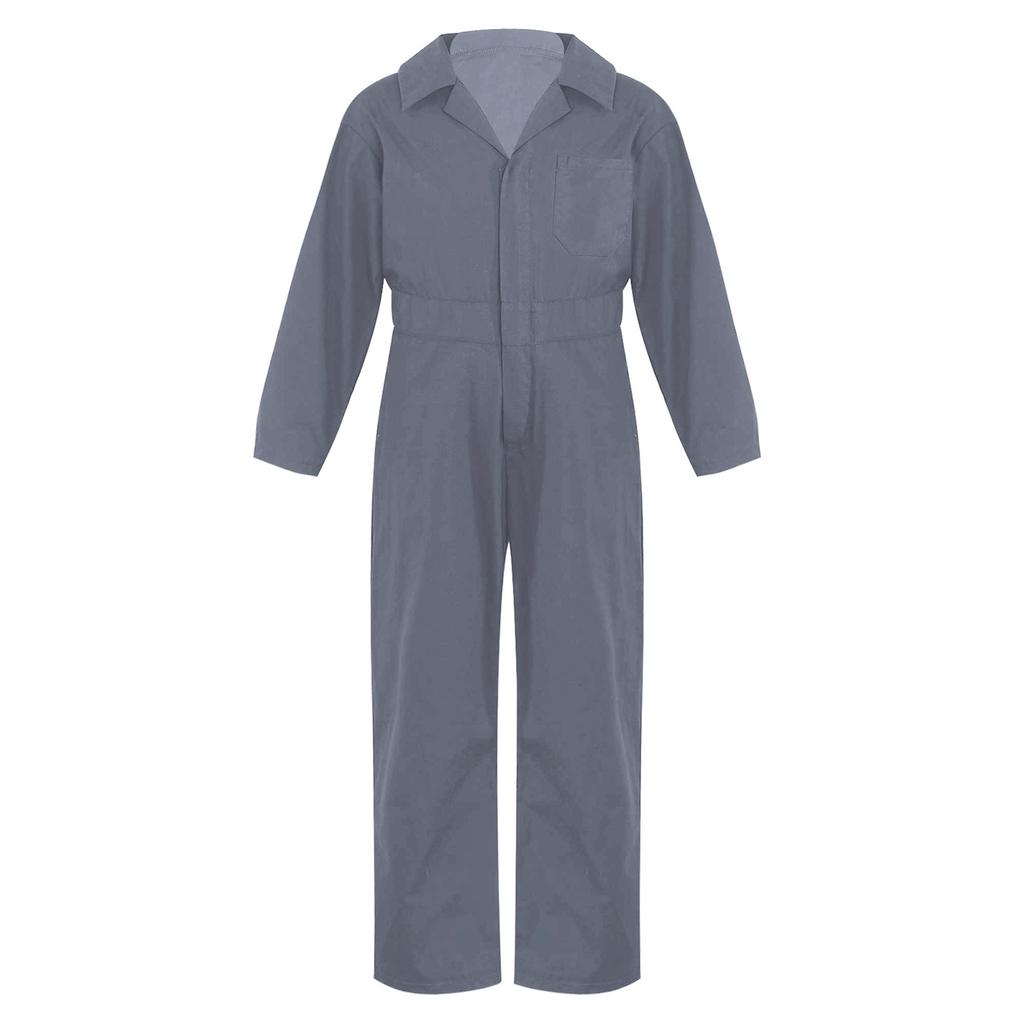Kid's Coverall for Boys Mechanic Christmas Halloween Suit Costume Flight Suit Mechanic Jumpsuit