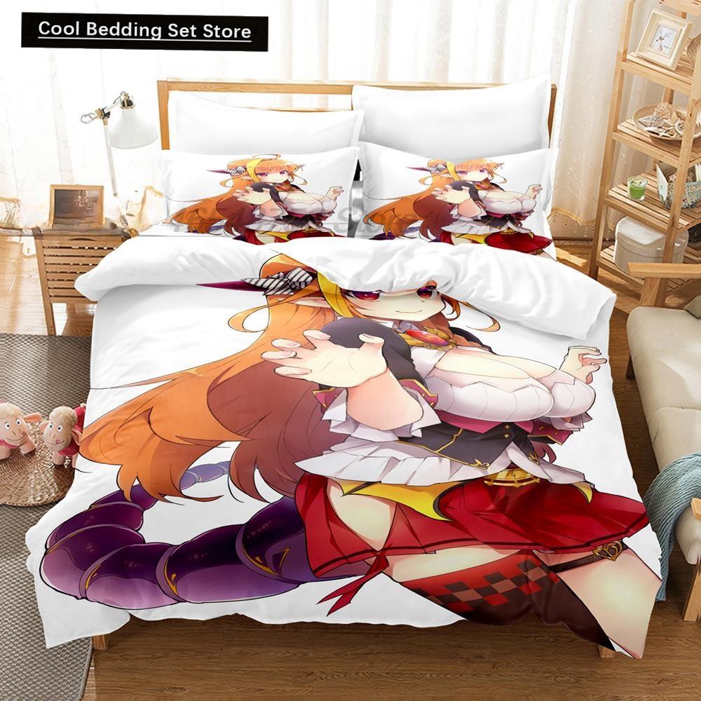 3D-печать аниме Kawaii Girls Kiryuu Coco Комплект постельного белья Single Twin Full Queen King Size Комплект постельного белья для подростковой спальни
