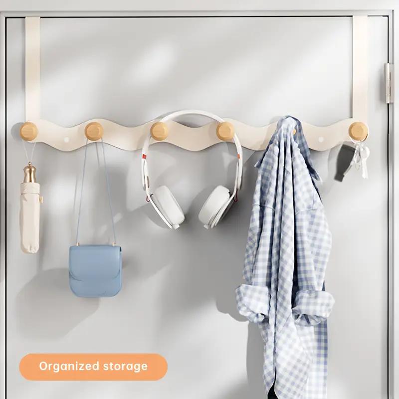 Крючок на дверь Настенная вешалка для одежды без пробивки Крючок для одежды Входная дверь Настенный крючок для пальто и шляп Крючок-рейка для спальни