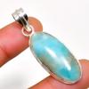 Республиканский Ларимар, драгоценный камень 925, посеребренная подвеска ручной работы, 1,70 дюйма