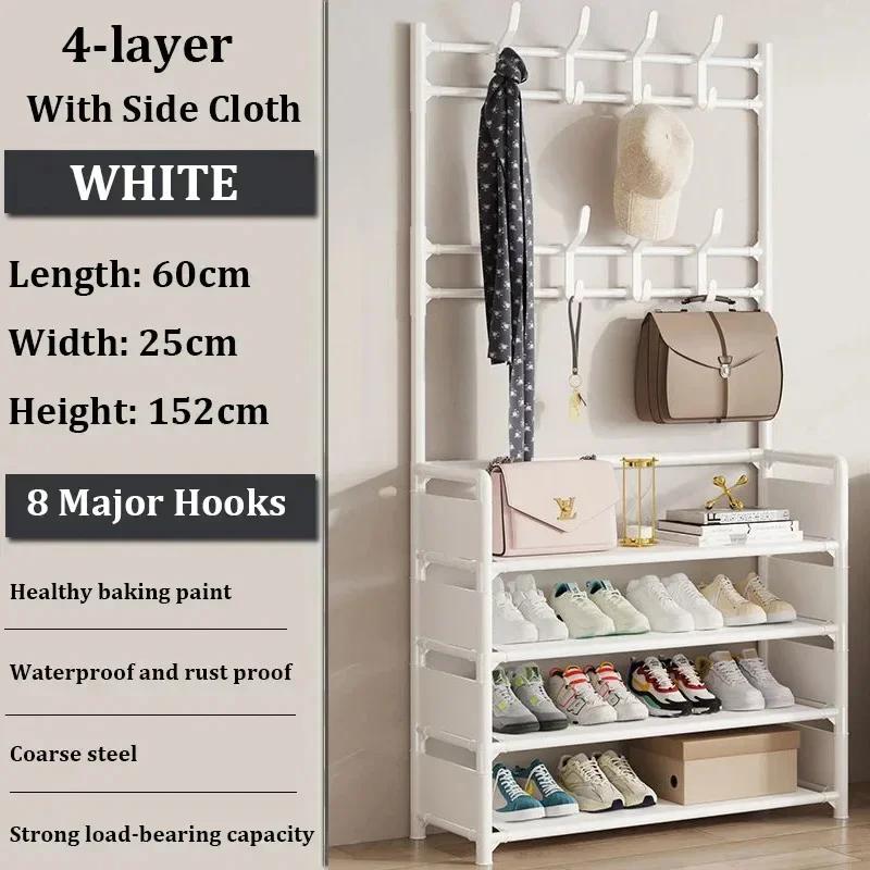 Shoe Multi-ayer Rack DIY Organizer Clothes Storage Load-bearing Organizer Hat Hanger Household Shoes Multifunctional Shoe Rack