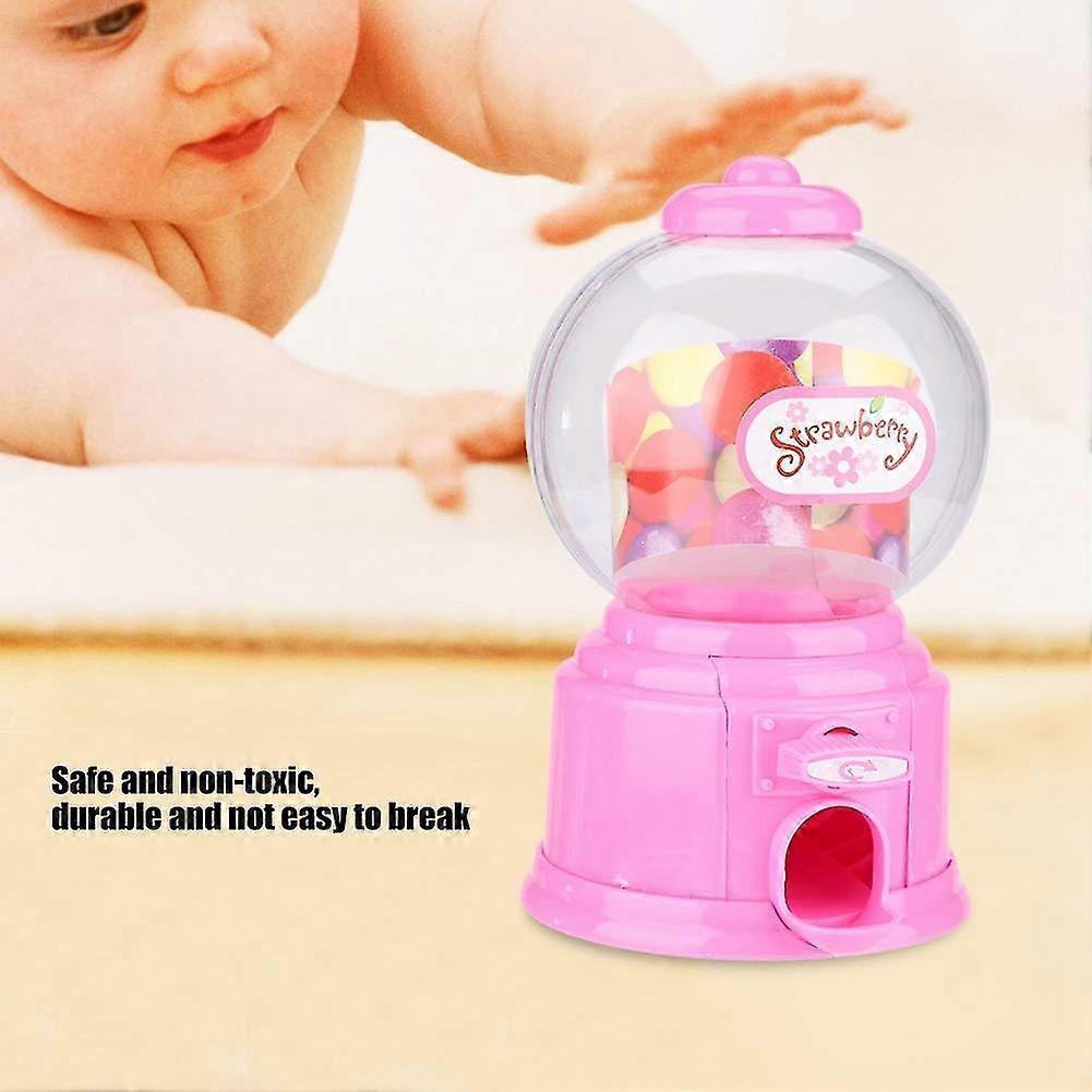 Candy Machine, Portable Children Candy Machine Plastic Mini Gumballs Bean Dispenser Kids Kindergarten Gift
