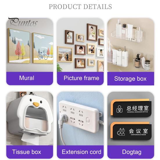 12 пар лент для подвешивания картин, прочная липкая вешалка для картин, съемная, без гвоздей, клейкая лента для крепления фоторамки, настенного крепления для художественных работ и постеров