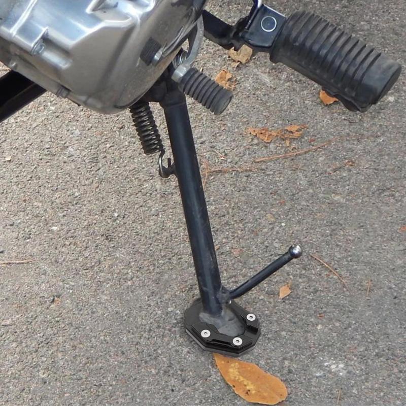 1 шт. Увеличительная пластина для мотоцикла Yamaha, велосипеда, мотоцикла, аксессуар, удлинительная накладка, опорная пластина, боковая подставка, алюминиевый сплав