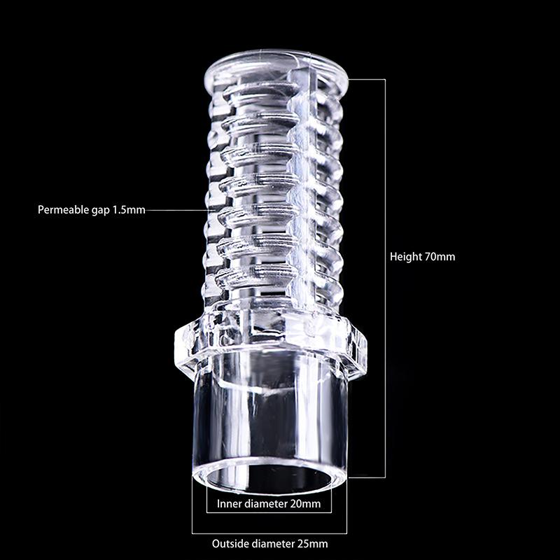 1 шт. Прозрачная акриловая проницаемая сетка-крышка для цветочной корзины 20/25 мм Аквариумный аквариум Забор для забора воды Фильтр для водяного насоса