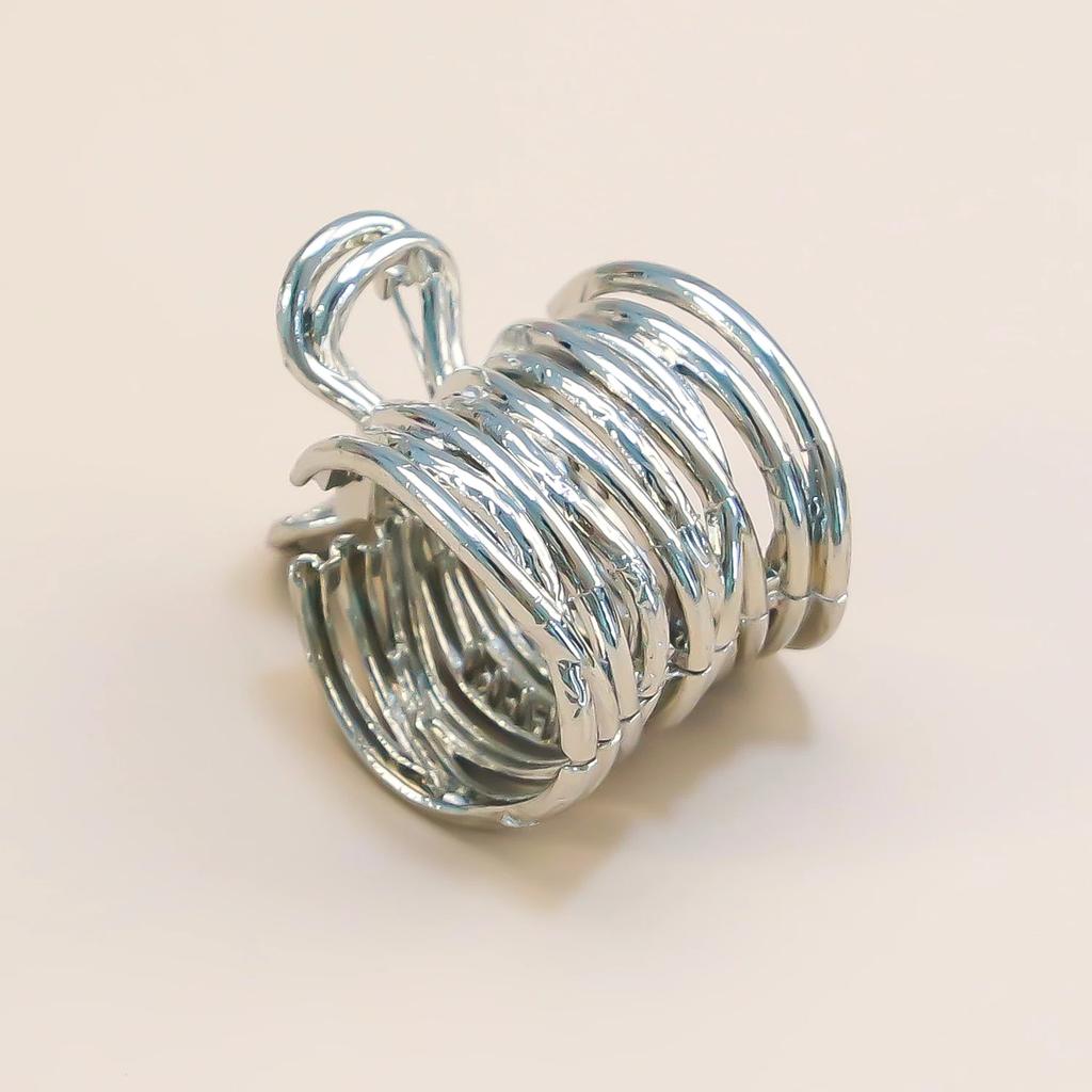 Fashion Gold Color Hollow Geometric Hair Clips Metal Hair Claw Cross Hairclip Headband Hairpin HairCrab Women Hair Accessories