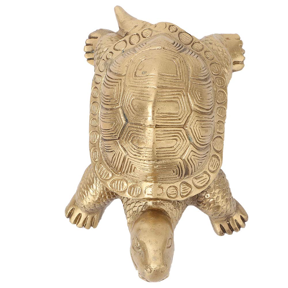 Орнамент Молитвенная Черепаха Медная Черепаха Фэн-шуй Орнамент Фэн-шуй Товары 9 см Удача Украшение Амулет Процветающий Бизнес Удача Денежная Удача