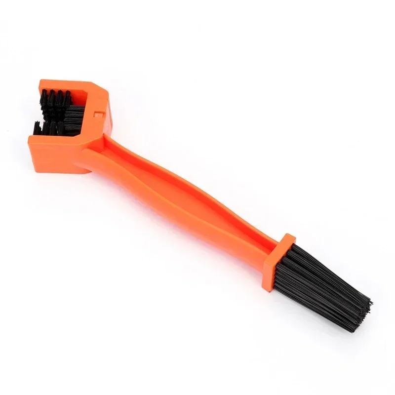 Новый очиститель цепи велосипеда, мотоцикла, щетка для чистки цепи, двойная головка, набор для чистки велосипеда, инструмент для обслуживания цепи, чистки грязи