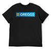 Футболка с логотипом Greggs топы футболки оверсайз футбольная футболка хлопковая футболка мужские