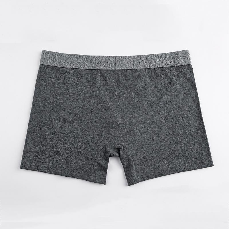 BONITOS 4 шт. боксеры, однотонные сексуальные мужские трусы, хлопковые мужские трусы