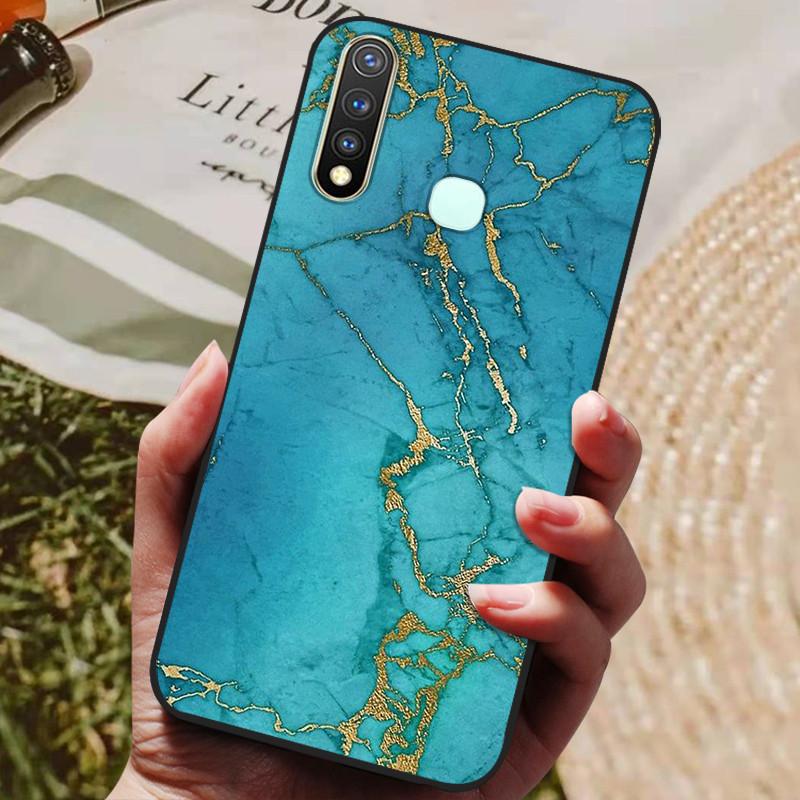 Чехол для Vivo Y19 Силиконовый чехол для Vivo 1915 Y19 Y 19 Чехол 6.53'' Мягкий ТПУ Силиконовый Защитный Бампер Задняя крышка Чехол