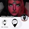 Crazy Lenses Magister Контактные линзы для Хэллоуина Белые контактные линзы для косплея Аксессуары для аниме