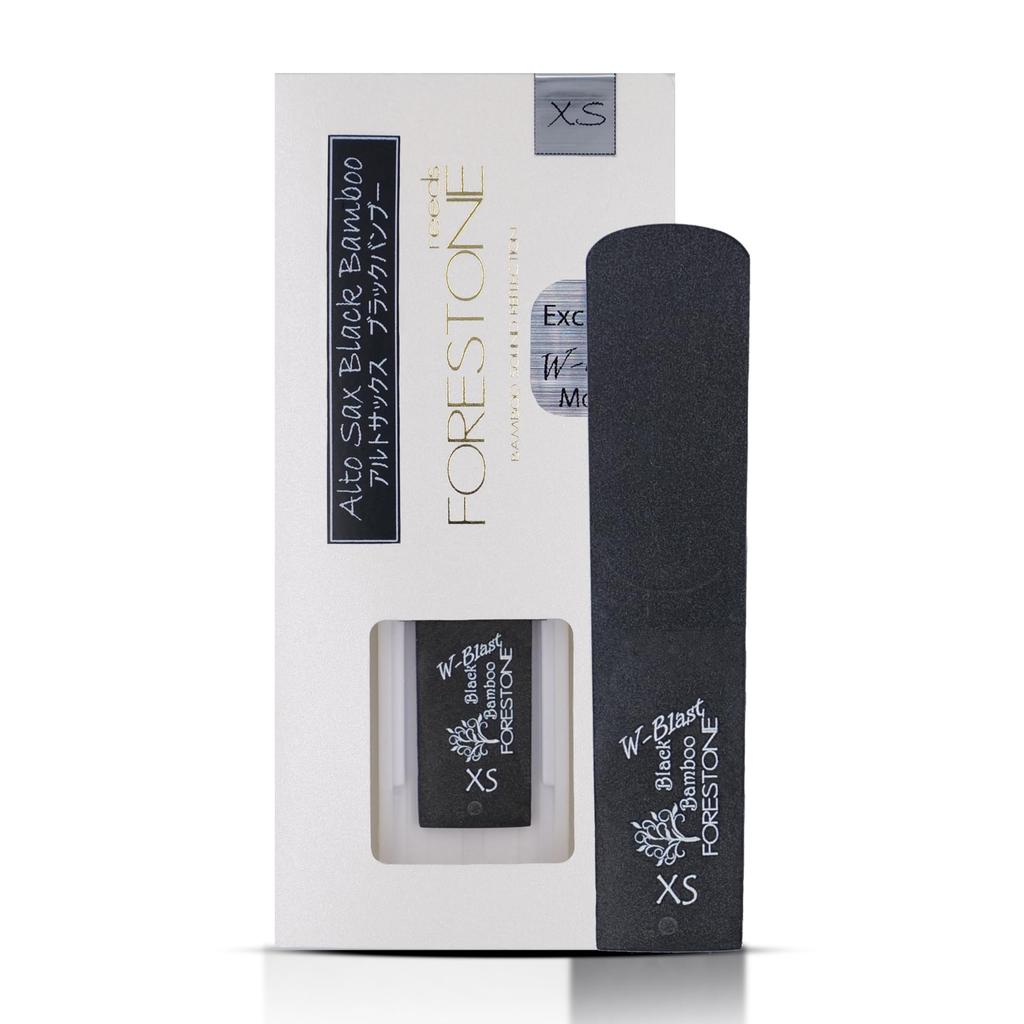 FORESTONE Black Bamboo W-Blast Reed for Alto Saxophone FBWAXS Hardness XS Extra Soft
