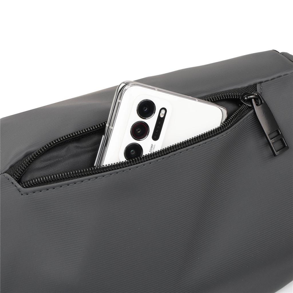 Мужская поясная сумка большой вместимости многослойная спортивная нагрудная сумка уличная водоотталкивающая сумка через плечо