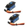 J-ouuo Blue Digital Servo, 12KG, High Sensitivity, Anti-Interference, with Metal Servo Arm for 1/10 RC Car Boat