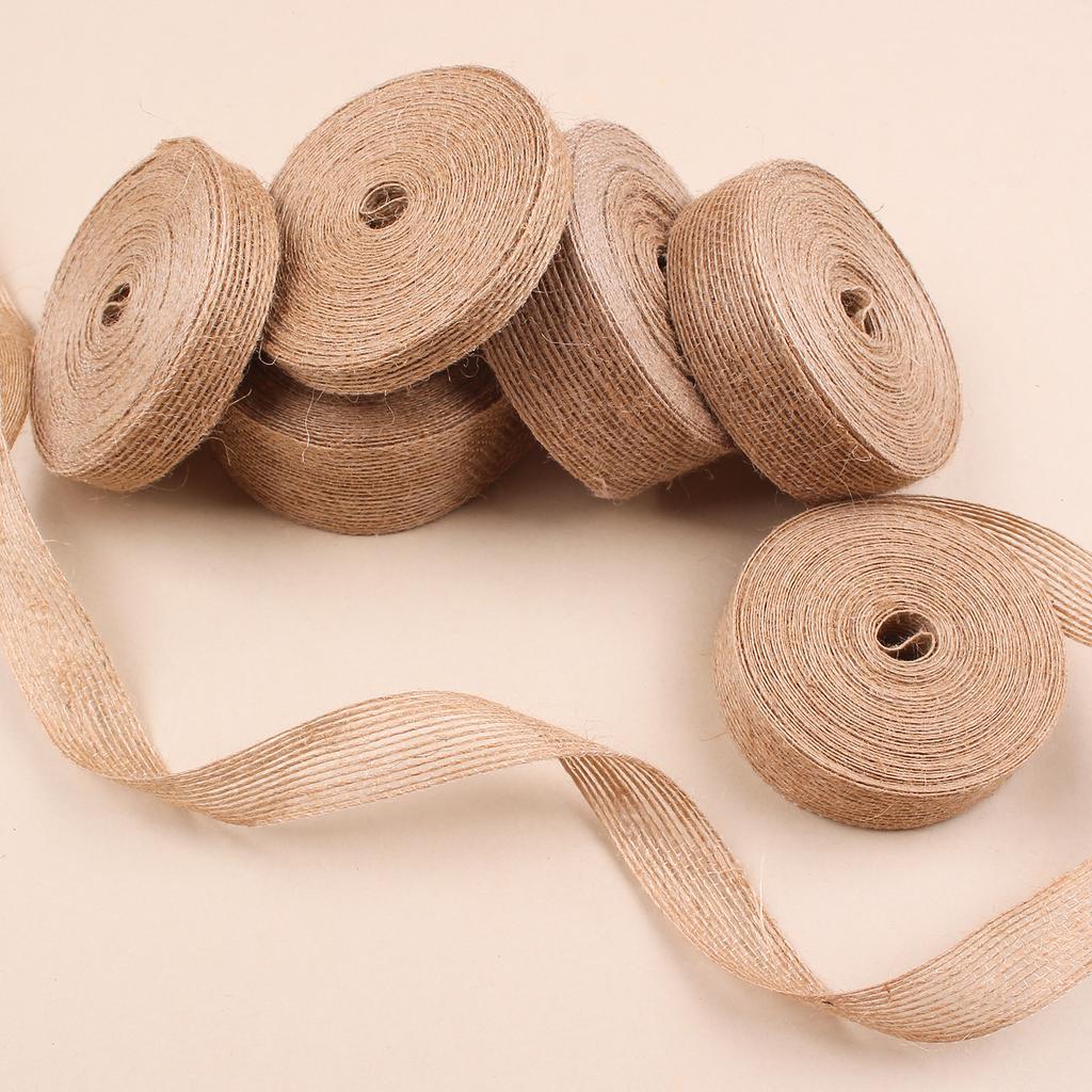 Натуральная винтажная джутовая мешковина лента для свадебного ремня флористика вечеринка рождественское украшение сделай сам подарочная упаковка
