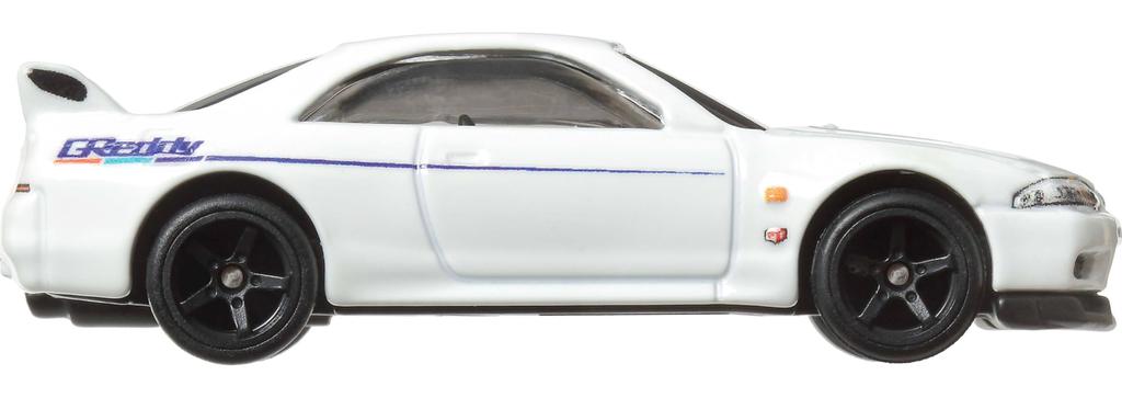 Hot Wheels Car Culture Modern Classics Nissan Skyline Vehicle Toy Mini Car 3 Years Old and Up White HRV99 GT-R (BCNR33)
