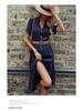 2023 Summer European & American Women's Mid-Length Hepburn Style French Dress