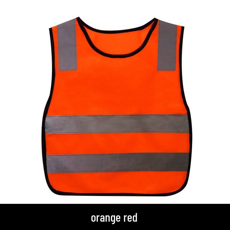 Custom Logo Reflective Mesh Vest for Kids' Outdoor Activities
