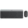 Logitech Беспроводной Ультратонкий Комплект Клавиатуры и Мыши MK470