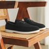 2025 New Autumn Casual Flat Shoes Retro Slip-on Men Driving Shoes Suede Daily Laightweight Leisure Shoes Man's Soft Loafers