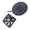 10W Solar Powered Exhaust Fan Monocrystalline Silicon Solar Panel Fan Ventilator Kit for Pet House