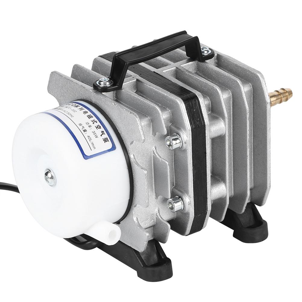 Электромагнитный воздушный насос из алюминиевого сплава для аквариума, увеличения содержания кислорода в пруду, кислородный насос для выращивания растений