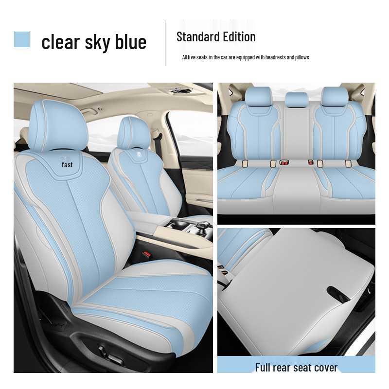 Breathable, full-coverage car seat cover for BYD Qin L, suitable for all seasons. Qin L D-MI cushion.