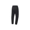 Штаны мужские спортивные Li Ning Fitness Series однотонные, неэластичные, со средней талией, зауженные книзу, черные AKLT439-1