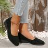Весенние новые туфли-лодочки большого размера на остром клиновидном каблуке, женские туфли Doudou, спортивная и повседневная обувь, женские