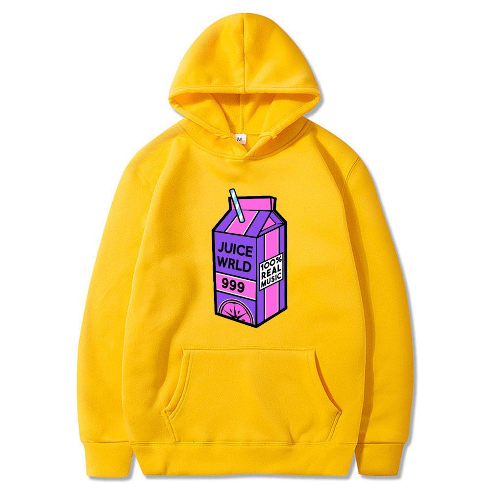 Смешная толстовка с капюшоном JUICE Wrld Juice Wrld Fashion Print Trap Rap Rainbow Fault Juice World Oversize Unisex Hoodies Толстовки