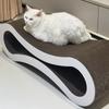 KunMeow 86 см Очень длинная когтеточка для кошек в форме восьмерки - Прочный шезлонг