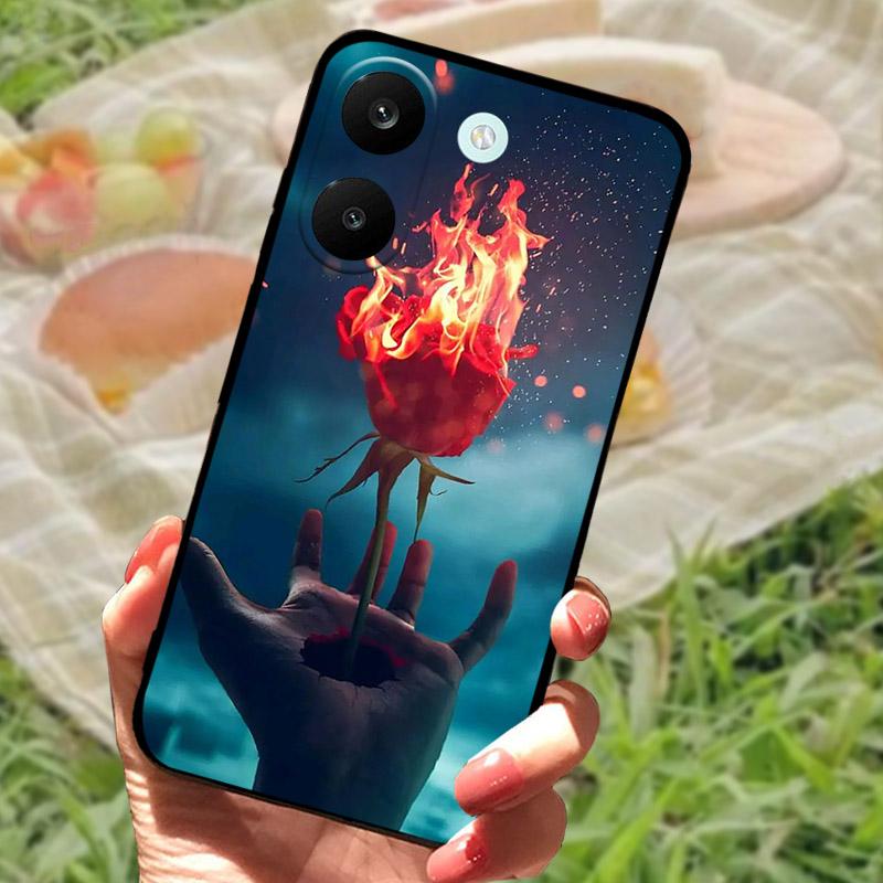 Чехол для Xiaomi POCO X8 Pro Funda Coque для Redmi Turbo 5 5G Матовый Модный Мягкий Силиконовый Задняя Крышка Защита Камеры