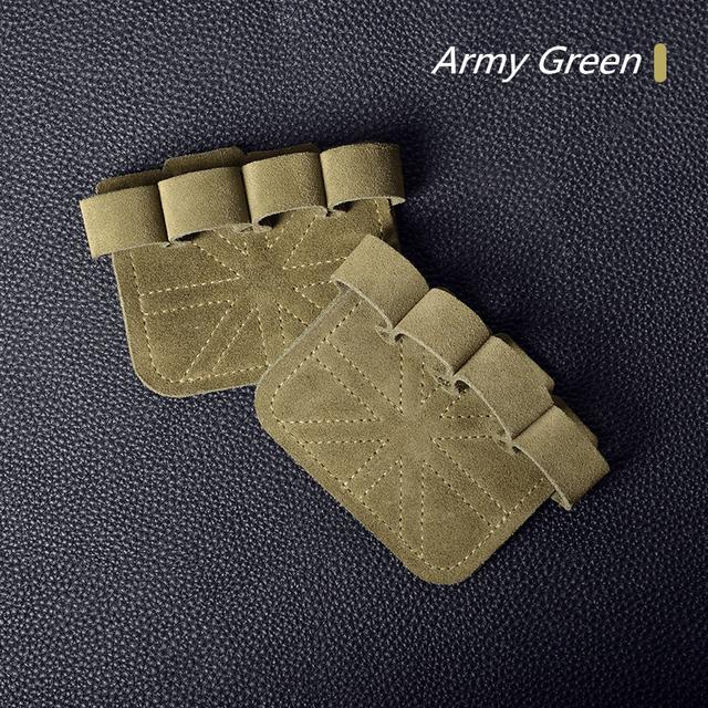 Leather Gym Weight Lifting Gloves with Padded Palm Grip Exercise Workout Gloves for Men Women Weightlifting Pull Ups Training