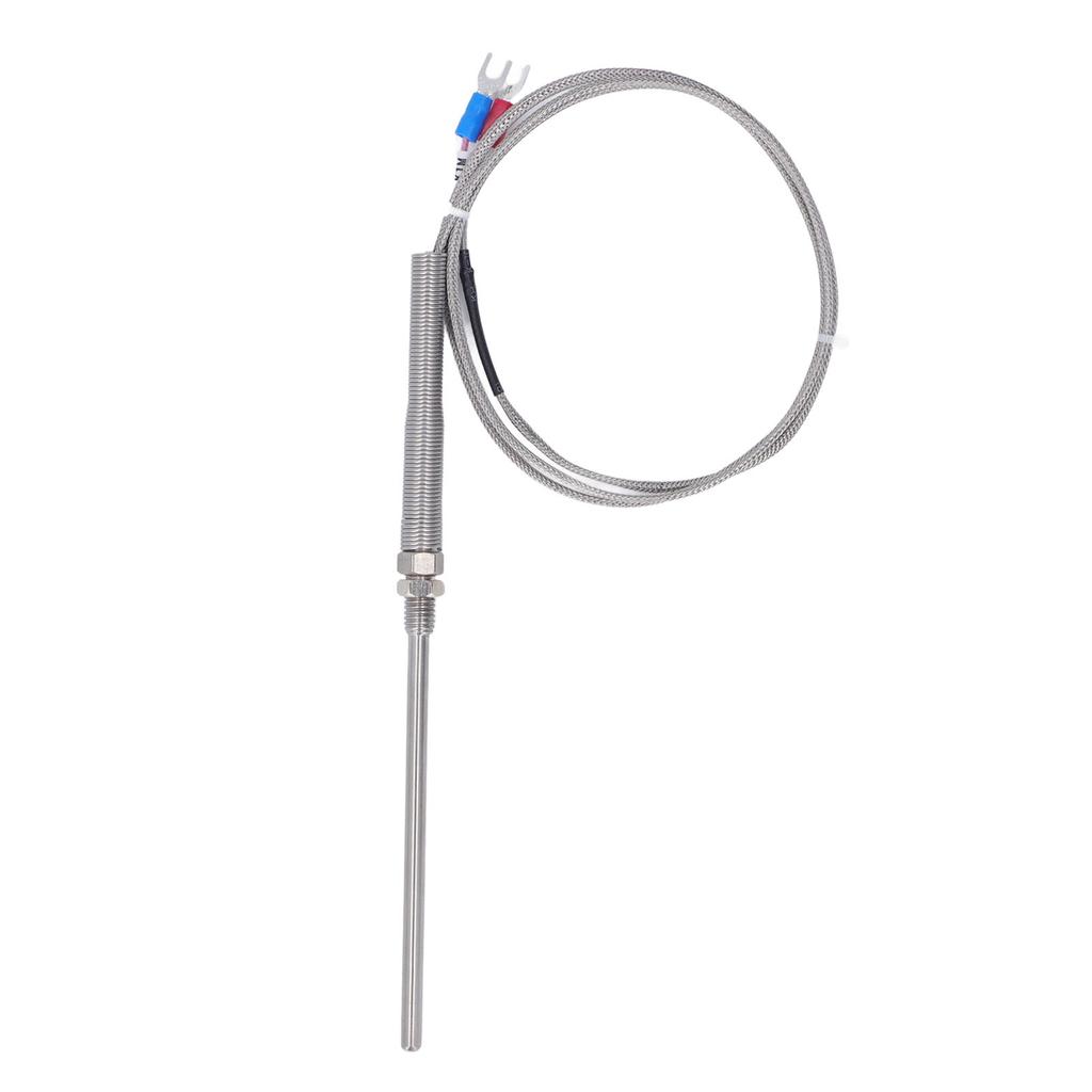 Термопара типа K, зонд, датчик температуры, детектор, измеритель, нержавеющая сталь 304, резьба M8, 1 метр