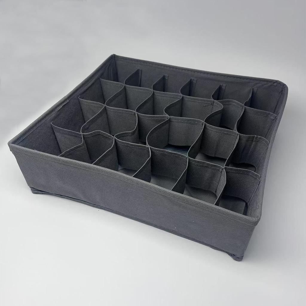 Foldable Underwear & Bra Organizer: 3-in-1 Drawer Box for Panties, Bras & Socks