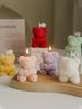 1 Scented Candle for Valentine's Day, Roses, Bears, Suitable for Home Decoration, Gift Matching, Gift Giving