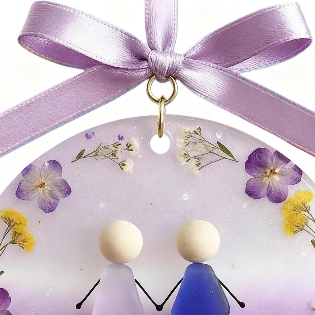 Christmas Friendship Ornament Holiday Prop 2D Acrylic Pendant Friend Ornaments For Christmas Tree Decorations For Indoor Outdoor