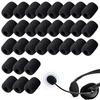 GLOWZEN Microphone Sponge, Set of 30, Microphone Cover, Windscreen, Noise Reduction, General Purpose, 30mm X 22mm X 8mm