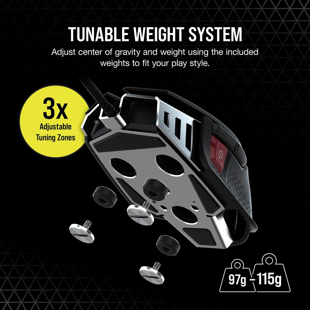 Corsair M65 RGB ULTRA -blk- Игровая мышь 8000 Гц Hyper Poll Ringlet черная CH-9309411-AP2