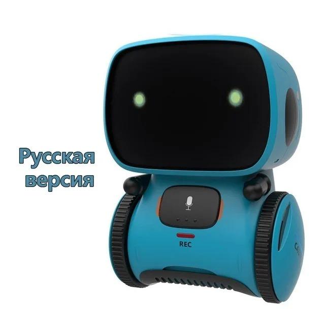 Эмо Робот Умные Роботы Танцующие Голосовое Управление Датчик, Поющий, Танцующий, Повторяющий Робот Игрушка для Мальчиков и Девочек Говорящие Роботы