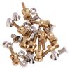 10Pcs Brass Linkage Stopper For 2.1Mm Pushrod Connector For Rc Plane Model