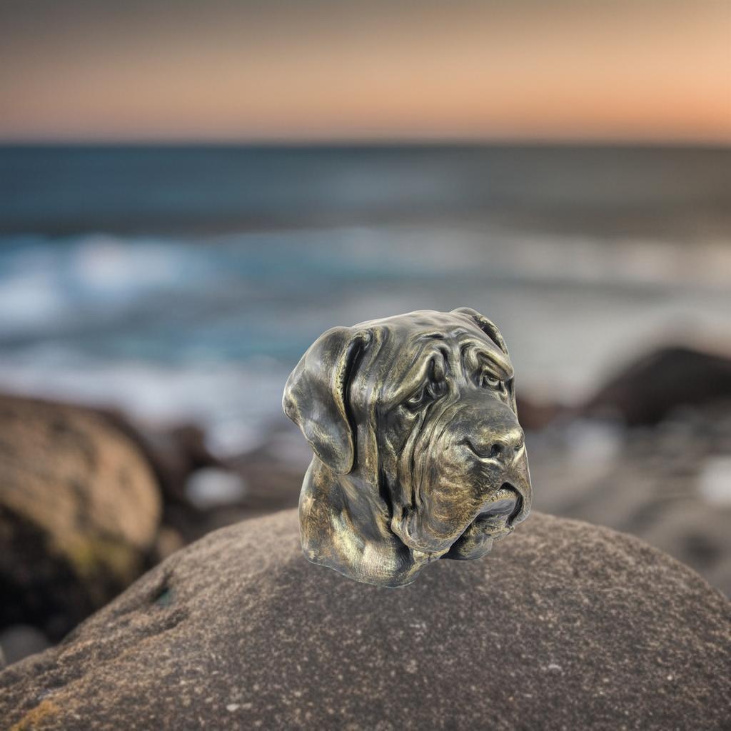 English Mastiff - Dog Bust, Large Dog Head for the Garden, Unique Living Room Decoration by Art-Dog Brand